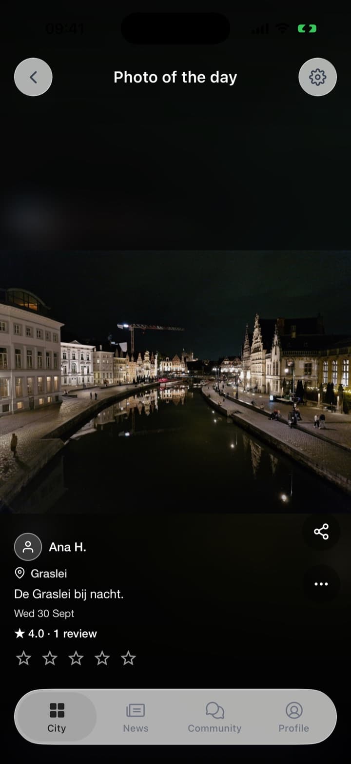 Church towers, upright, filling the screen. The riverside at night, ★ 4.0 · 1 review.