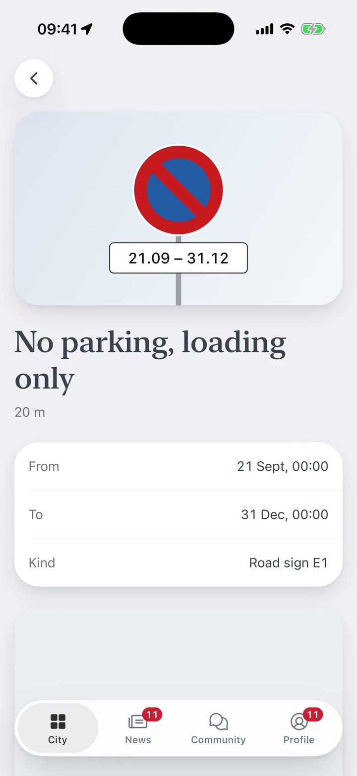 Can I park here tomorrow?